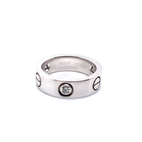 cartier promise ring|cartier 750 ring 52833a.